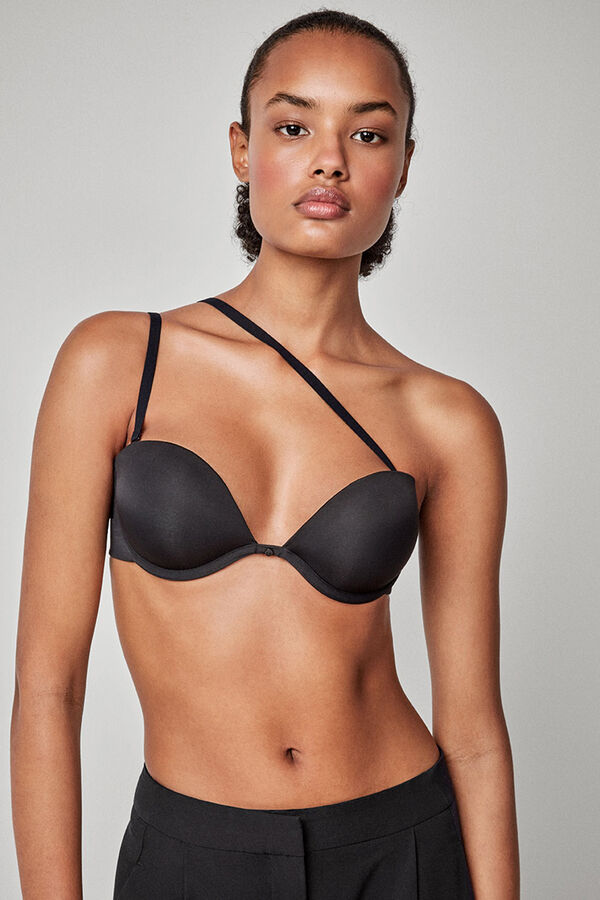 Gisela Sujetador multiposici&oacute;n escote negro