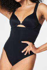 Spanx Seamless Power High-Waisted Shaper Thong black