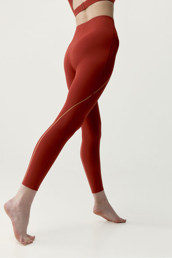 Born Living Yoga Legging desportiva Brone vermelha vermelho