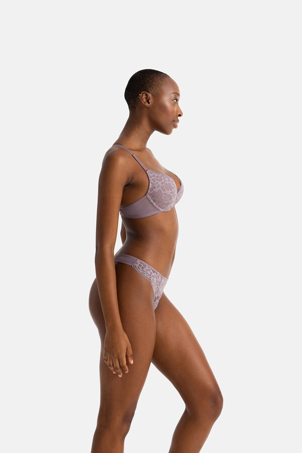 Dorina Soutien lingerie Plunge bege