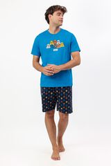 Admas Pijama curto game Star Wars imp&eacute;rio azul