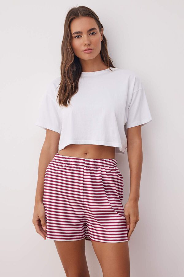 Trendyol Pack de 3 cal&ccedil;&otilde;es de pijama estampado