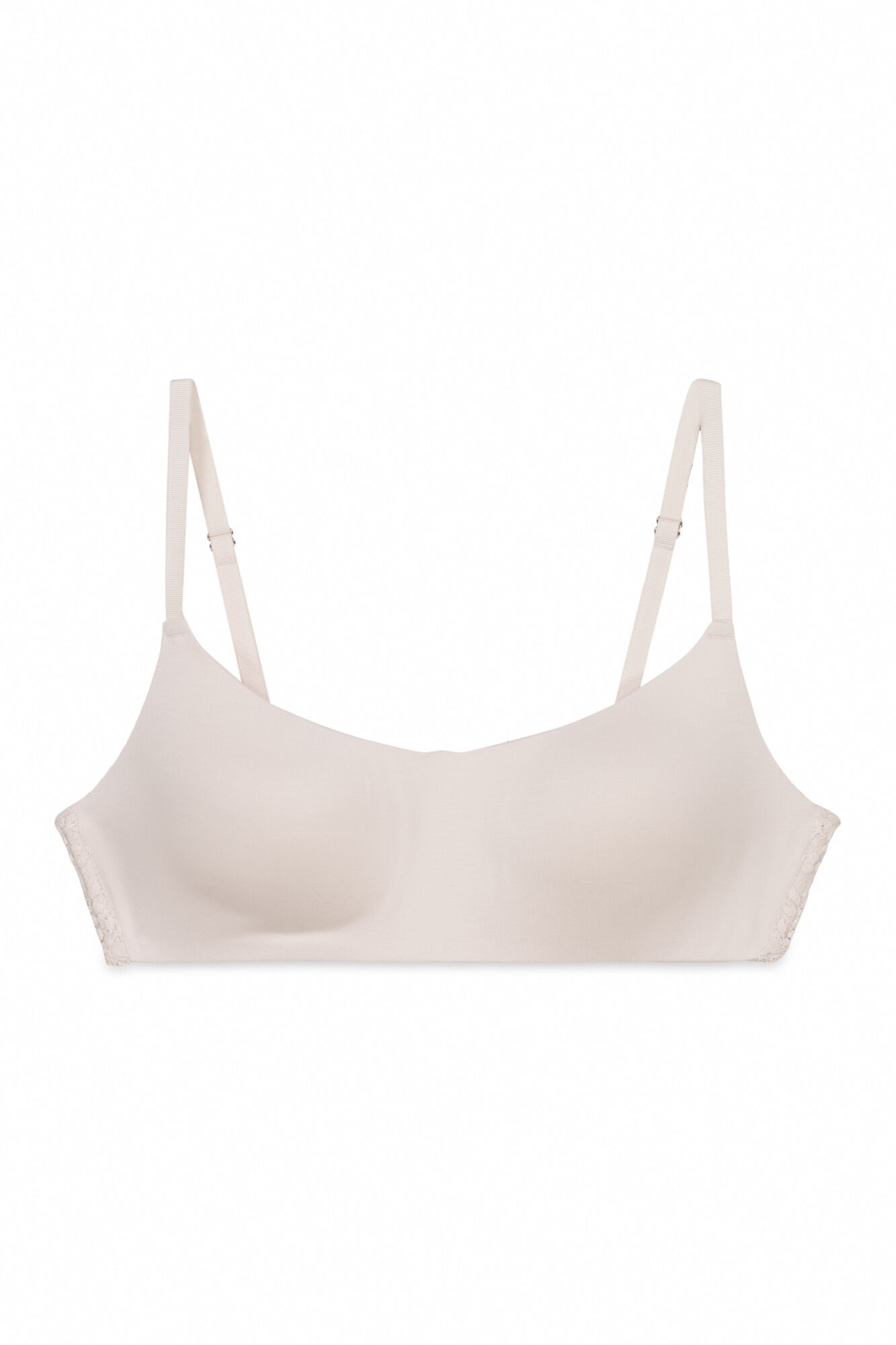 Women'secret Soutien top com enchimento e renda rosa