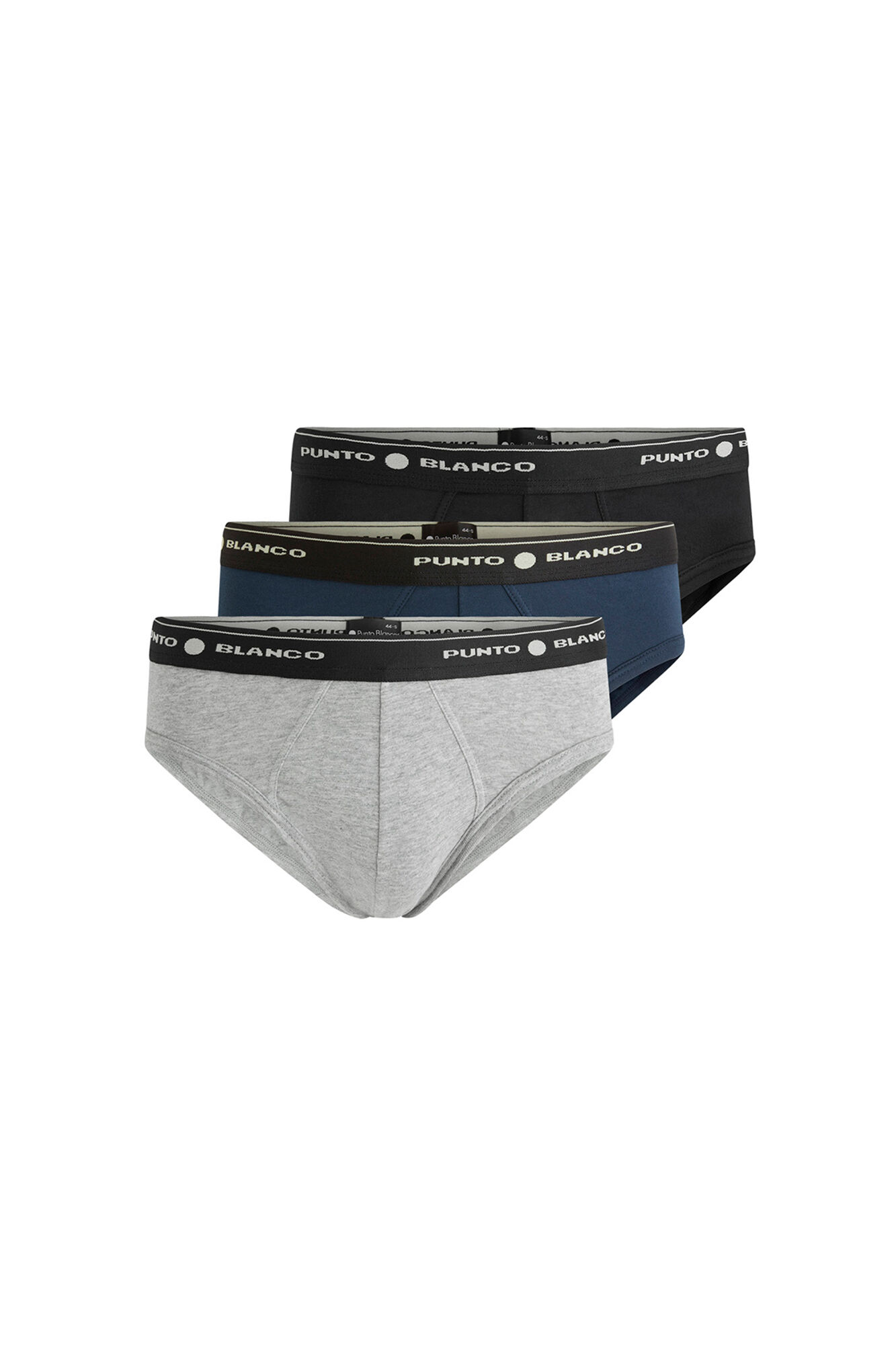 Punto Blanco Pack de 3 cuecas de algod&atilde;o