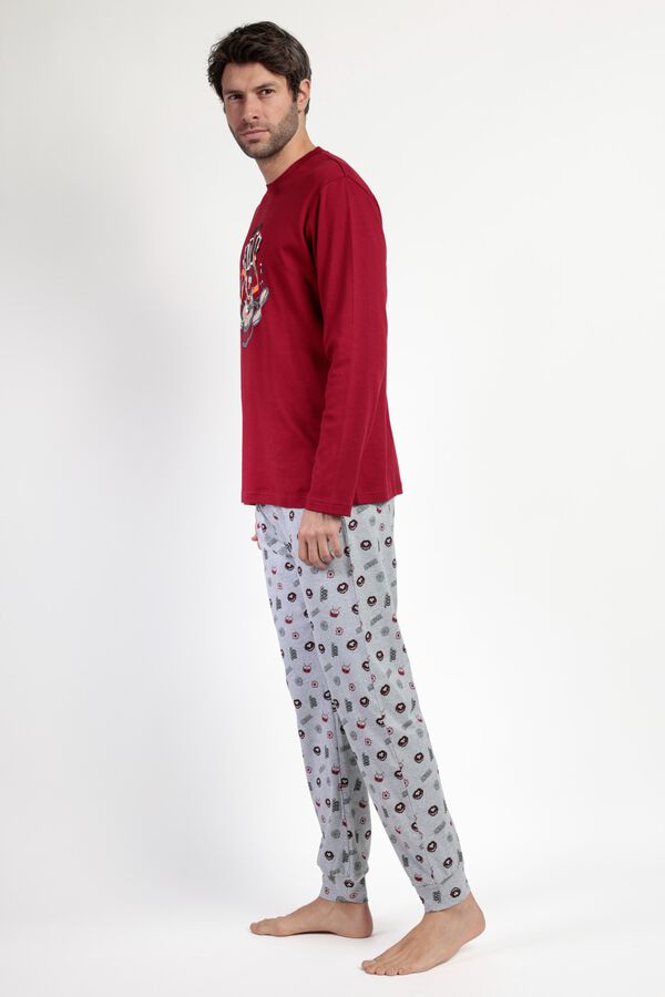 Admas Pijama manga comprida Drumer estampado