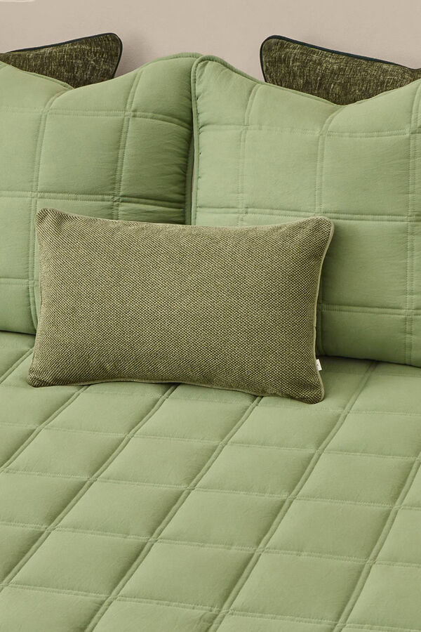 Textura Colcha de microfibra bege