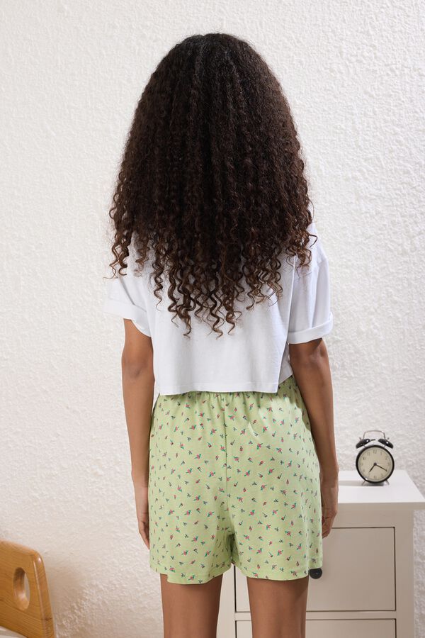 Trendyol Pack de 3 pantalones cortos de pijama estampado
