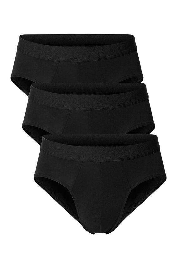 Pack de 3 slips negros