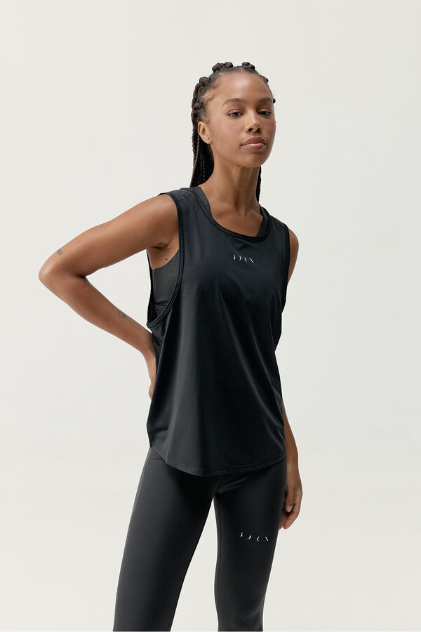Born Living Yoga Camiseta Kishi Black negro