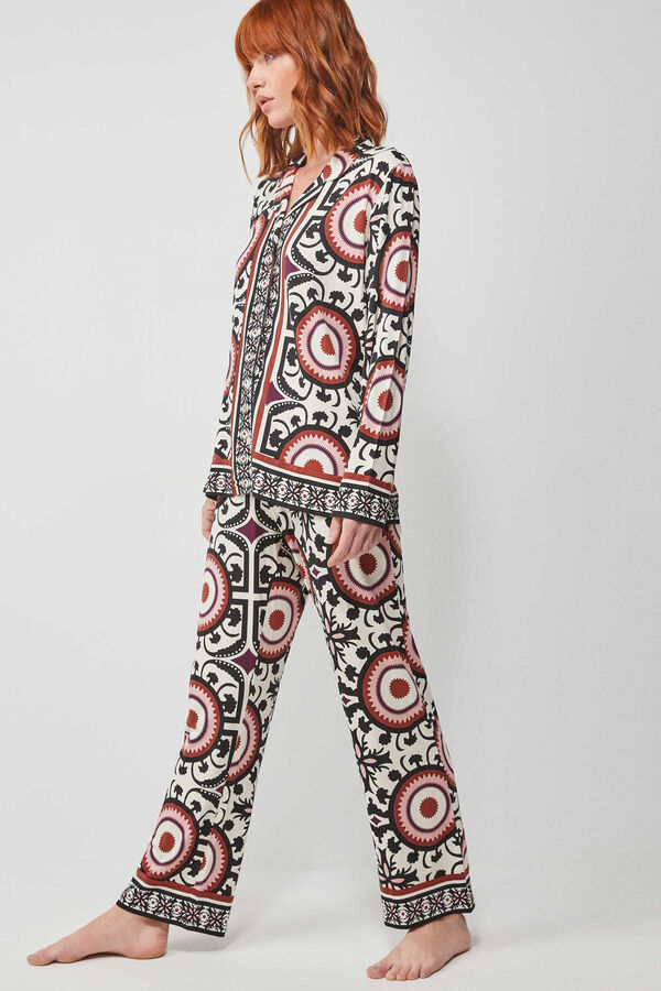 Gisela Classic long pyjamas white