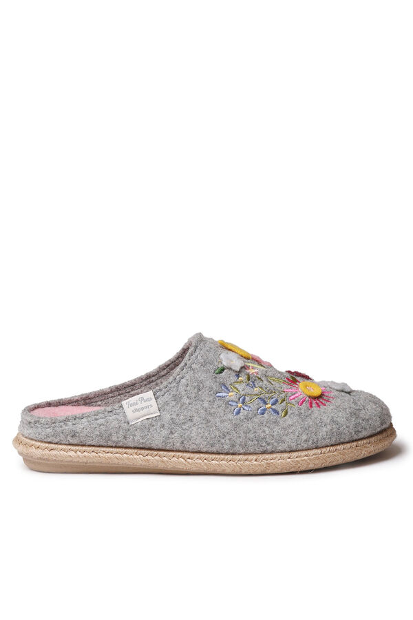 Toni Pons Women's Felt Slippers grey