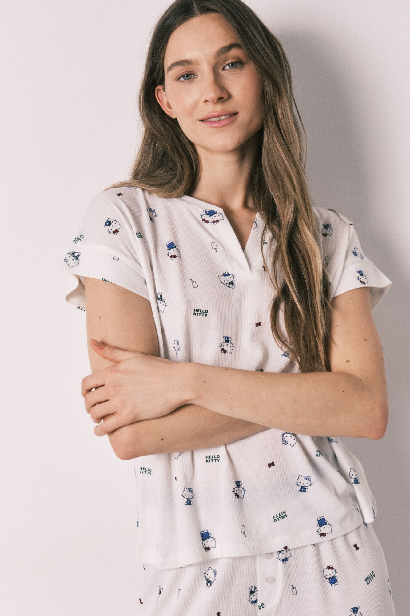 Women'secret Pijama Hello Kitty manga corta