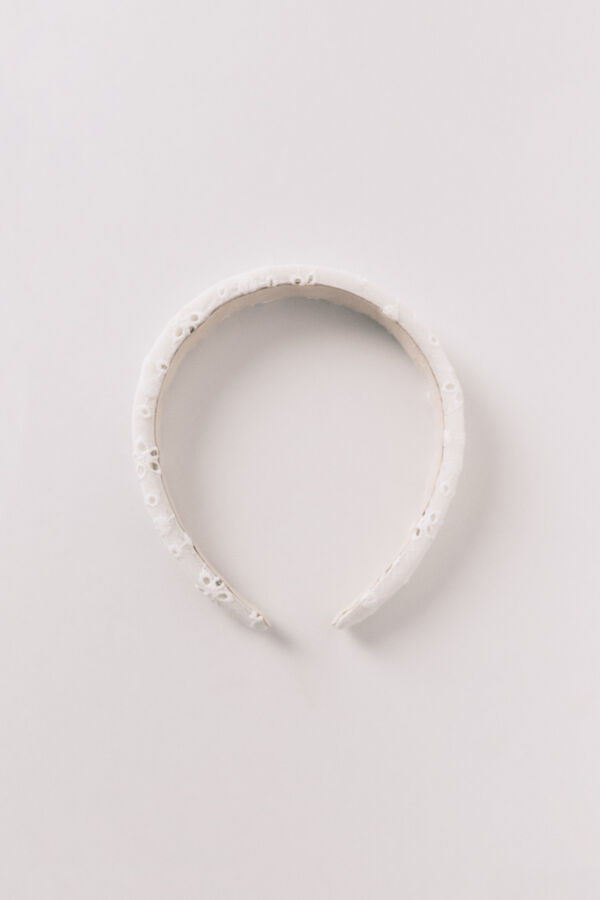 Women'secret Bandolete com bordado su&iacute;&ccedil;o branco branco