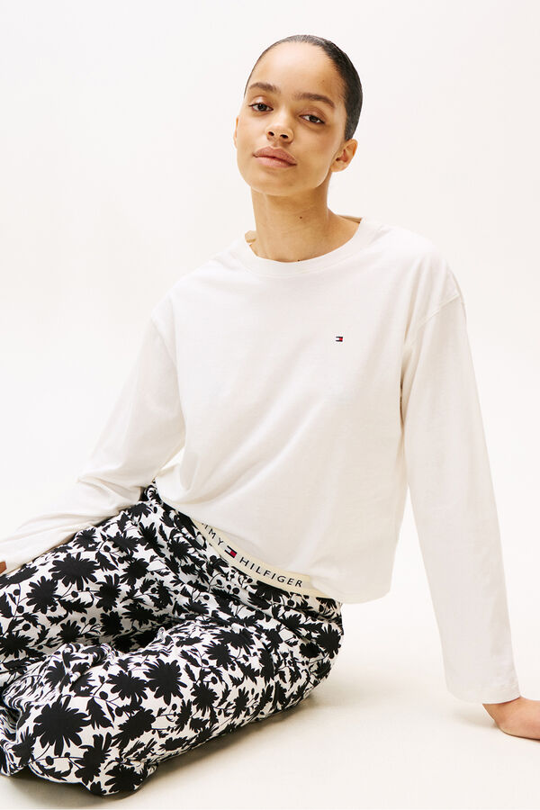 Tommy Hilfiger Conjunto de pijama de manga comprida estampado