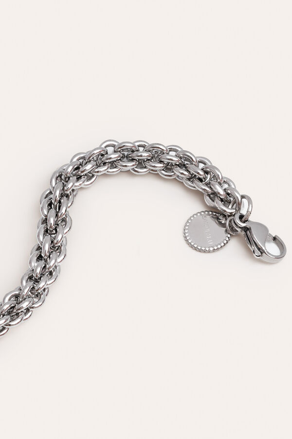Singularu Pulsera Big Rope Acero gris