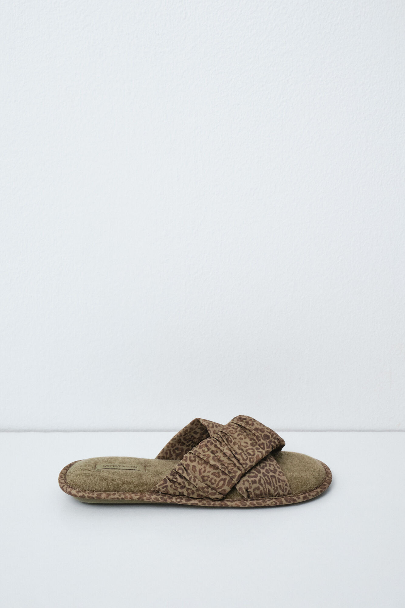 Women'secret Pack de viagem chinelos de quarto animal print