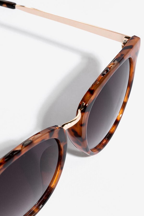 Vilanova Gafas de sol redondos beige