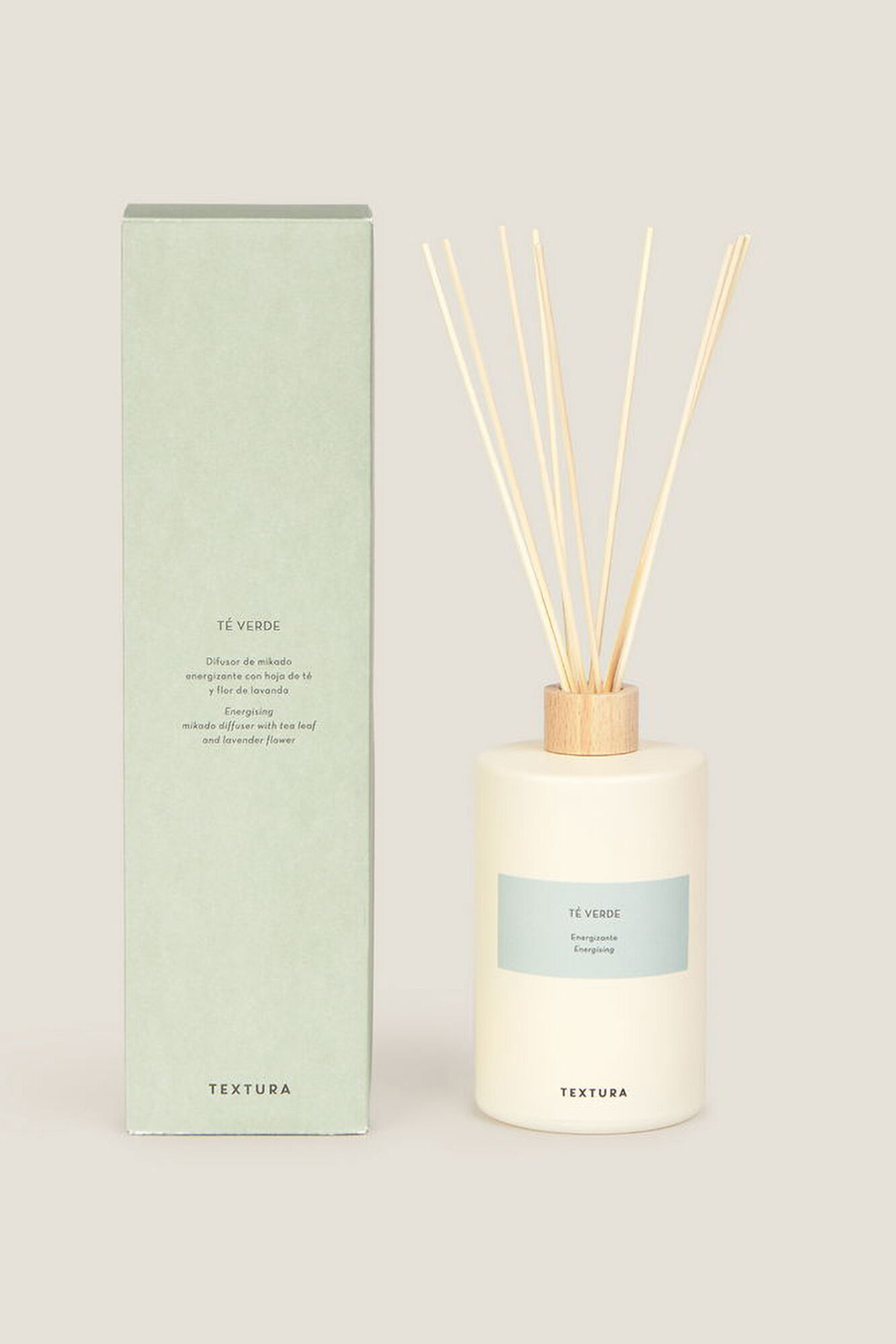 Textura Ch&aacute; verde Mikado