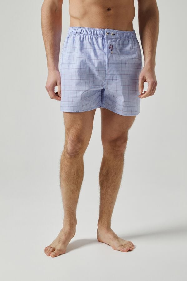 Kiff-Kiff Cuecas de popelina para homem estampado