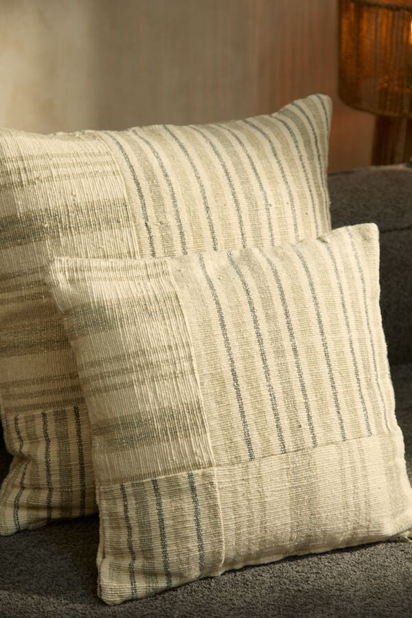 Calma House Capa de almofada Bacoli cinza 45x45 cinzento