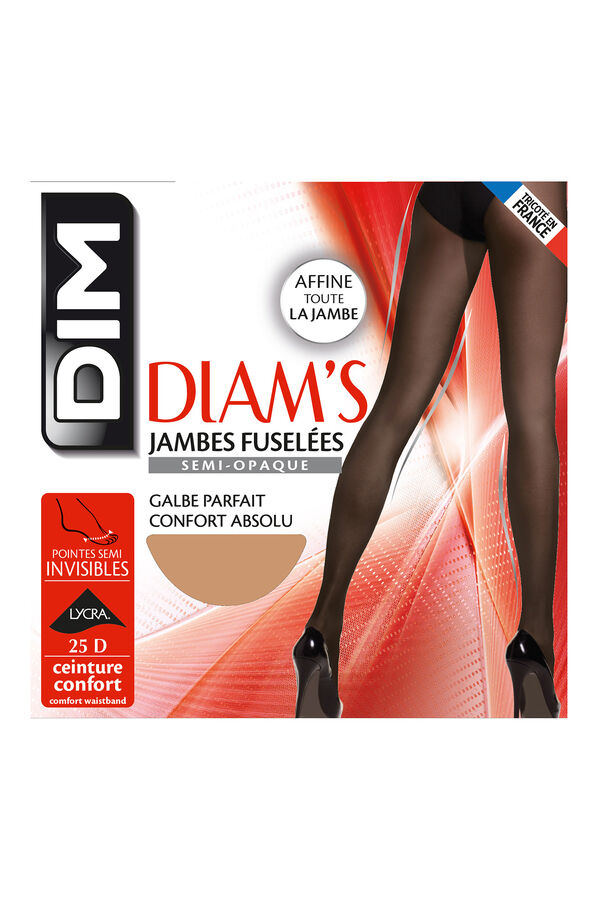 DIM Panty moldeador opacas sin demarcaci&oacute;n nude 25 DEN nude