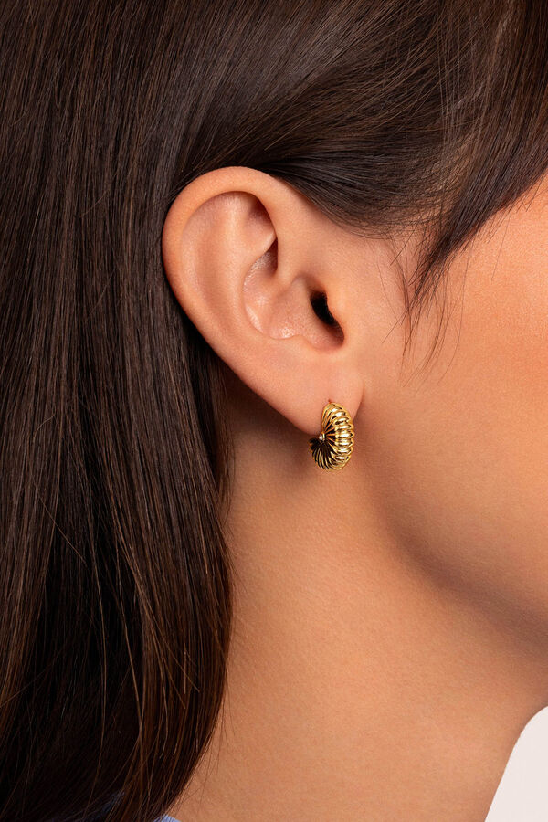 Womensecret Gold Port Bathroom Earrings printed