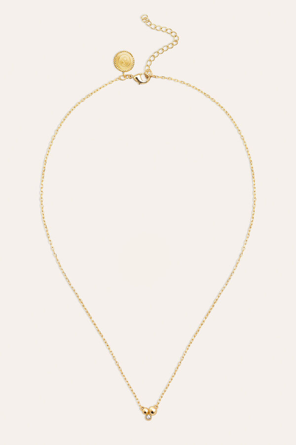 Singularu Mini Cava Gold Plated Necklace printed