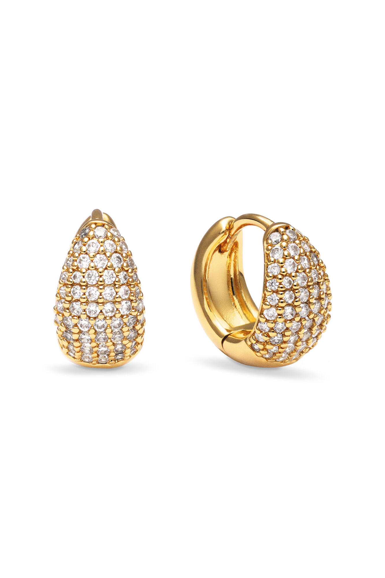 Singularu Pendientes Gota Scarlett Ba&ntilde;o Oro