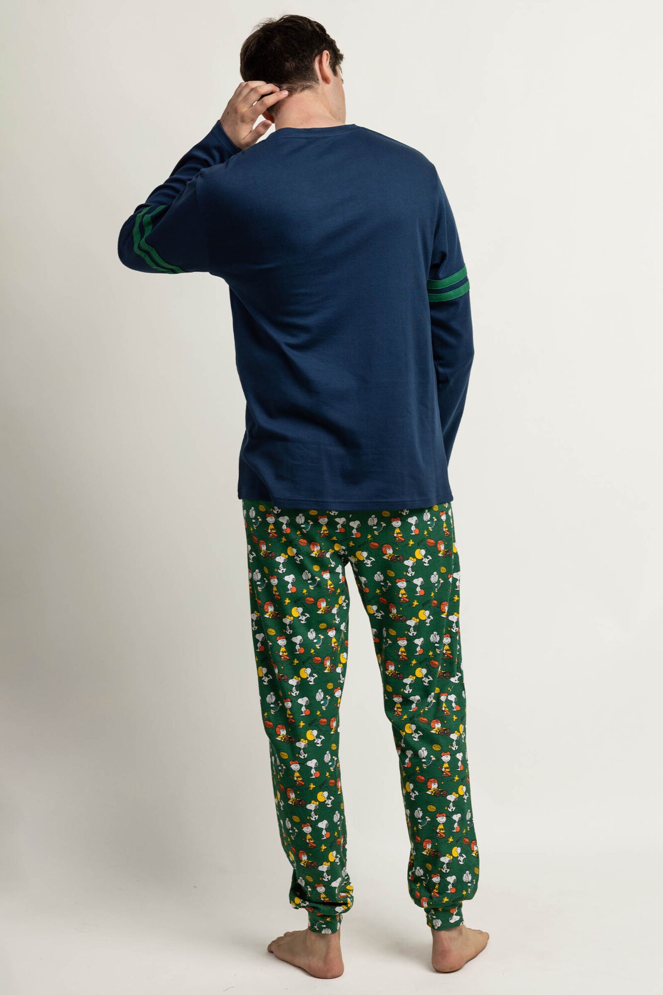 Admas Pijama comprido para homem Peanuts