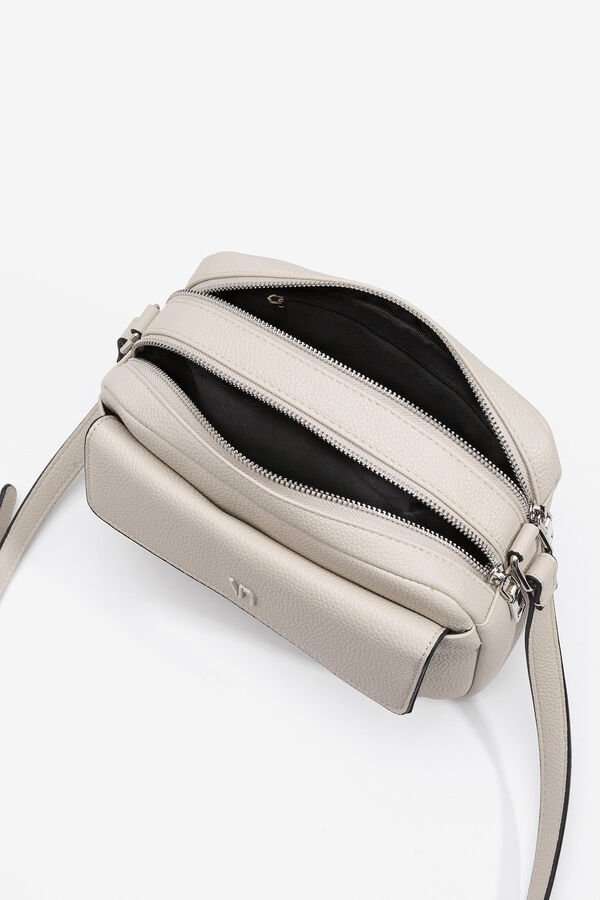 Vilanova Bolso Bandolera Rectangular Efecto Piel nude