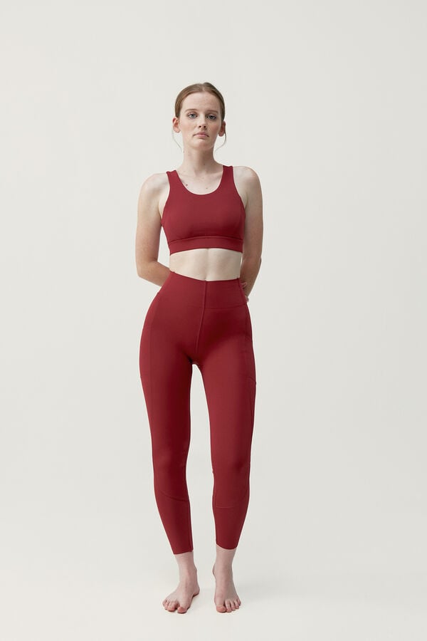 Womensecret Denise Currant Leggings red