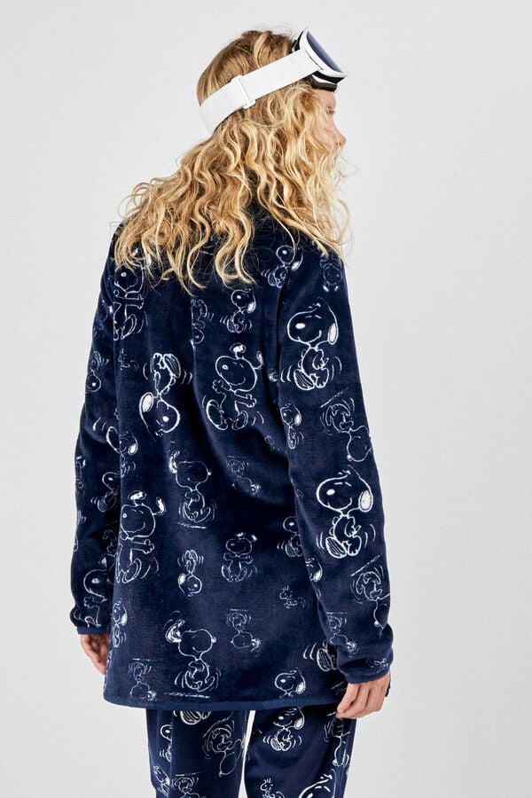 Gisela Robe com estampado Snoopy branco
