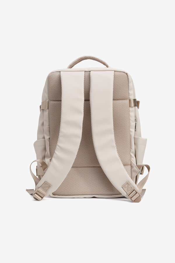 Vilanova Mochila de fim de semana acolchoada bege