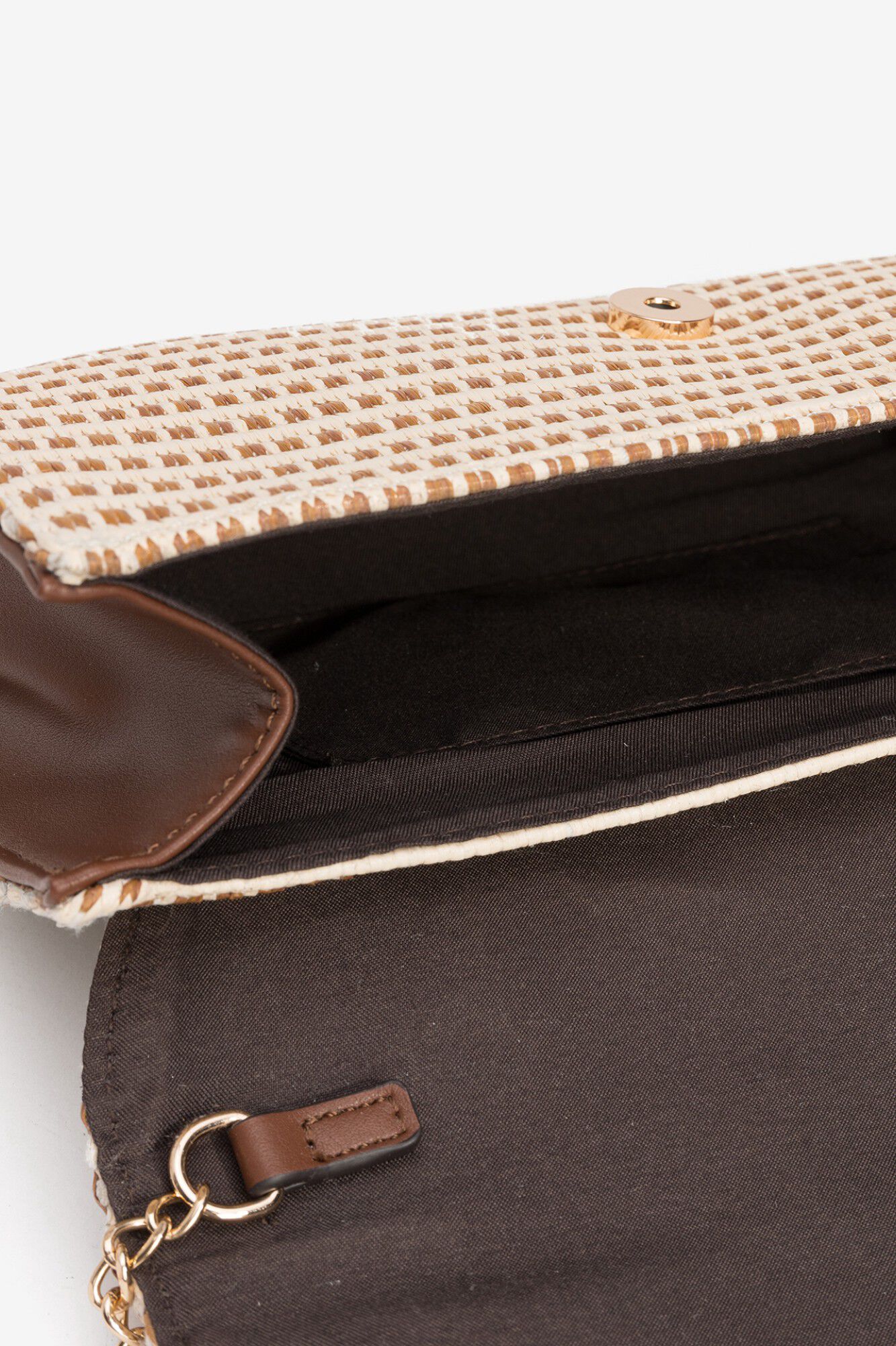 Vilanova Mala clutch combinada com aba