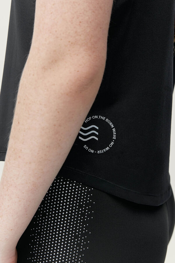 Born Living Yoga Camiseta Azami preto