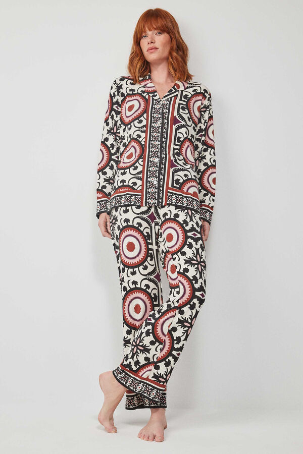 Gisela Classic long pyjamas white