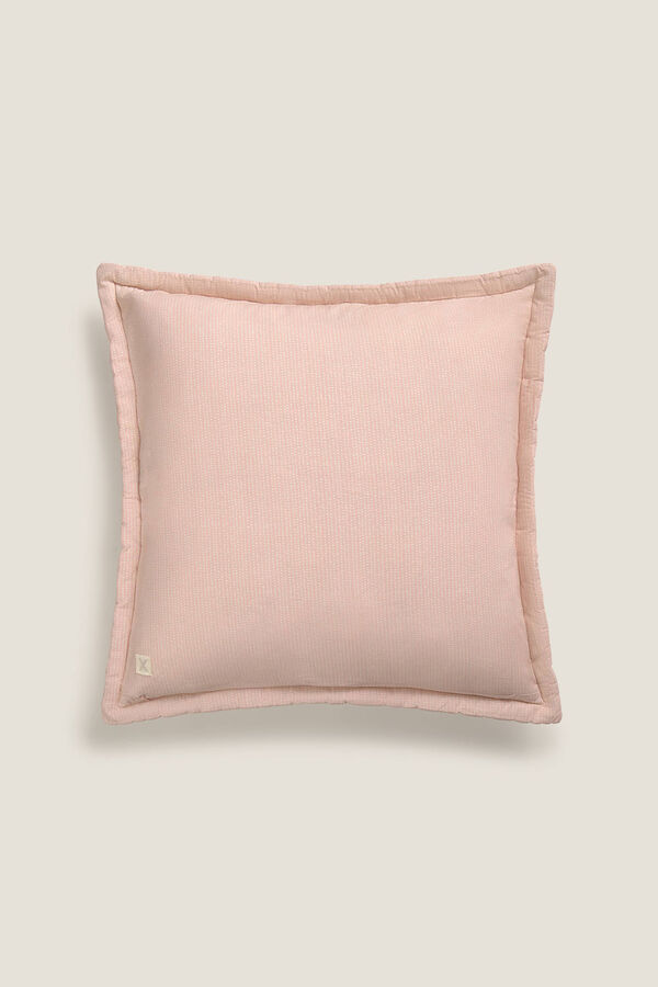 Textura Capa de quadrante de patchwork tradicional rosa