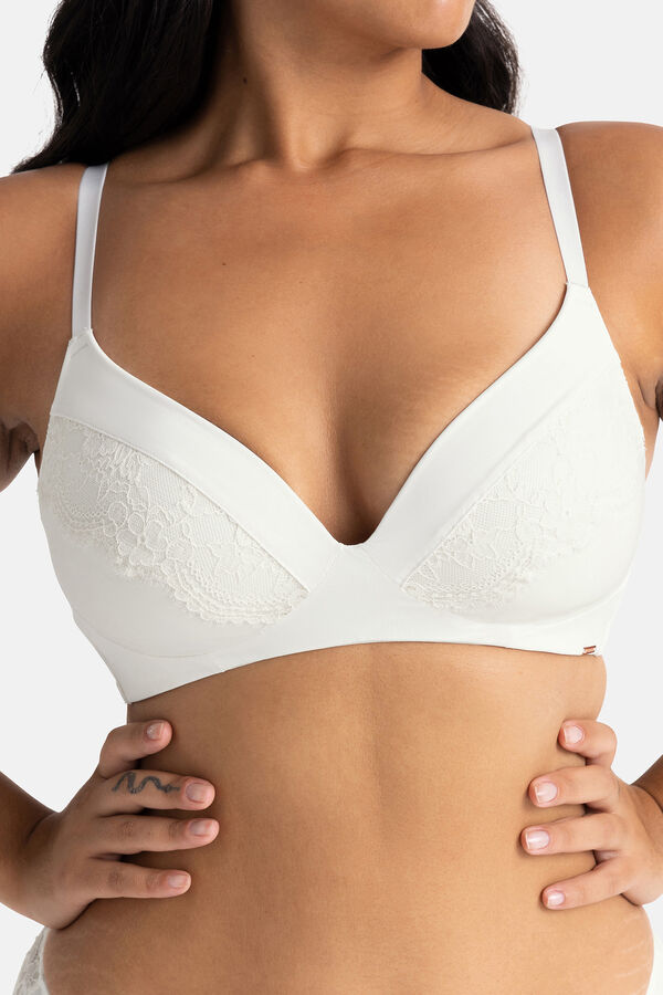 Dorina Wireless light padded soft bra Mikayla brown