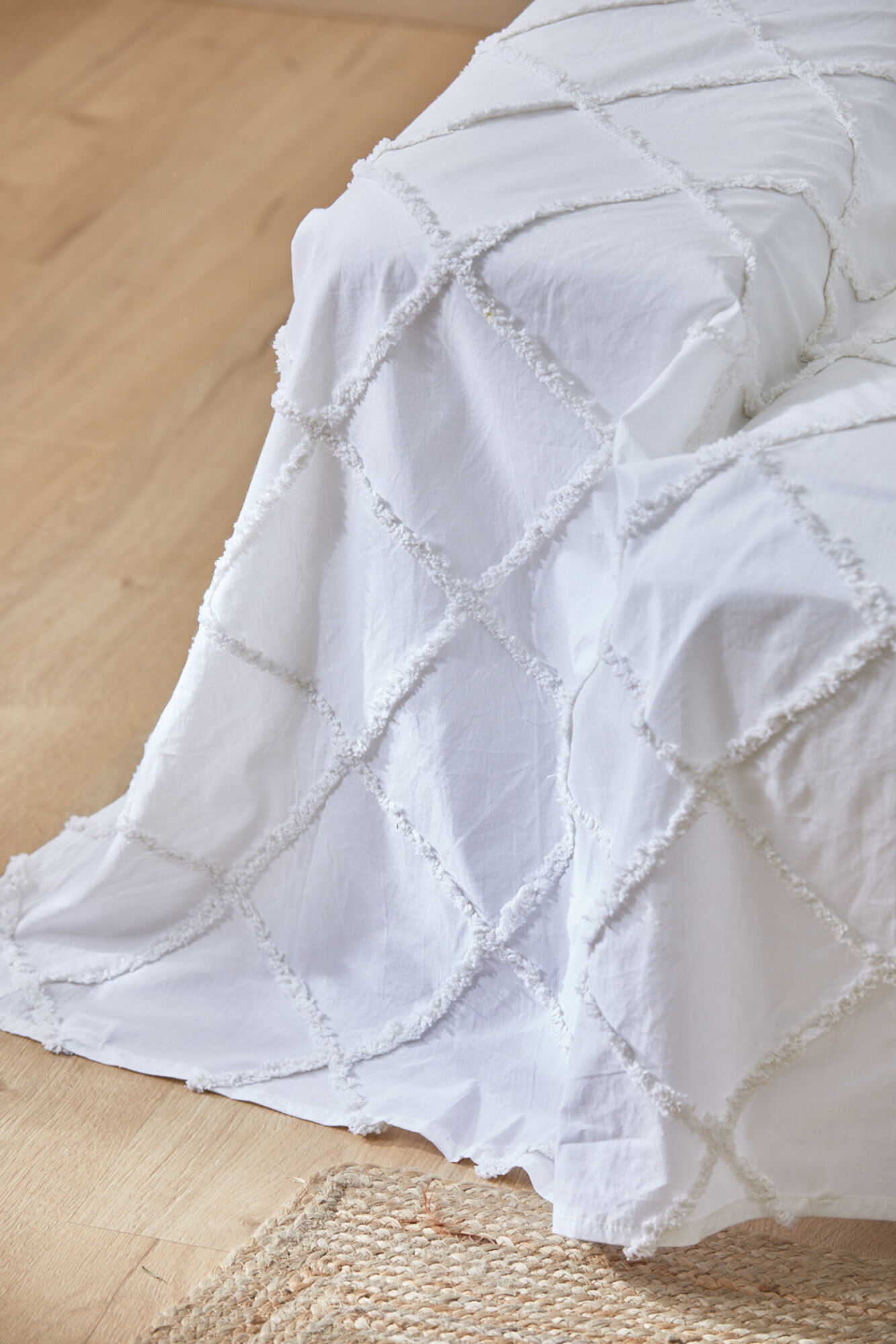 Calma House Colcha con tufting blanco Royal 180x260