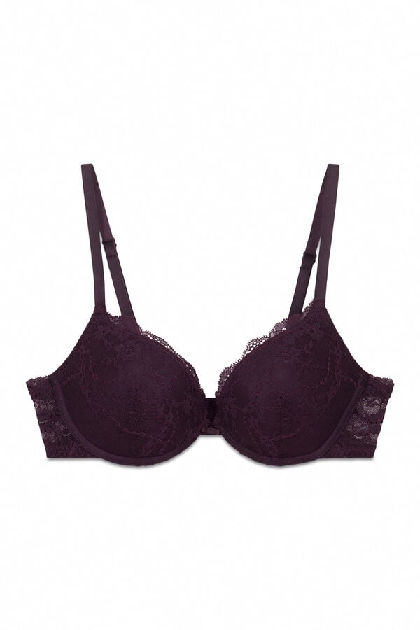 Women'secret Soutien push-up em renda roxo GORGEOUS rosa