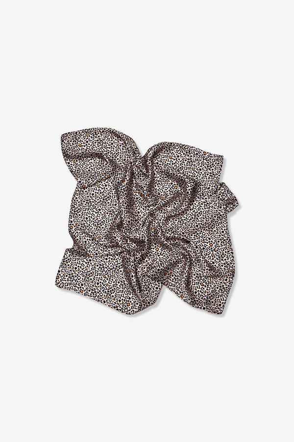 Vilanova Bandana Satinada de Leopardo estampado