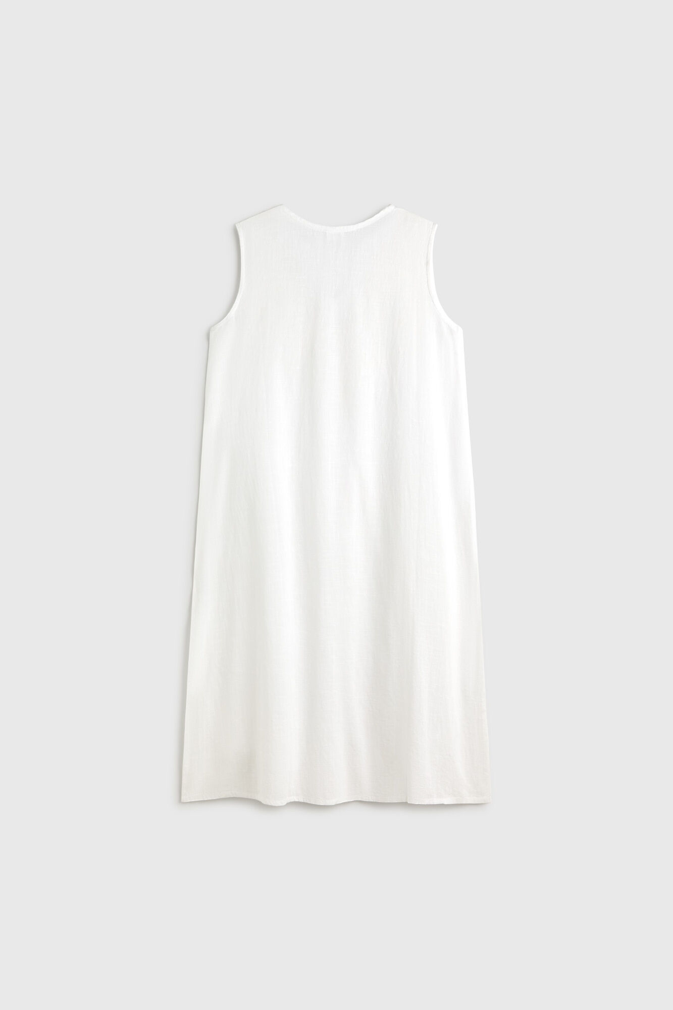 Textura T&uacute;nica de praia em algod&atilde;o bordada