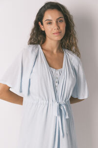 Women'secret Manga robe "maternity " com mangas curtas e viscose verde