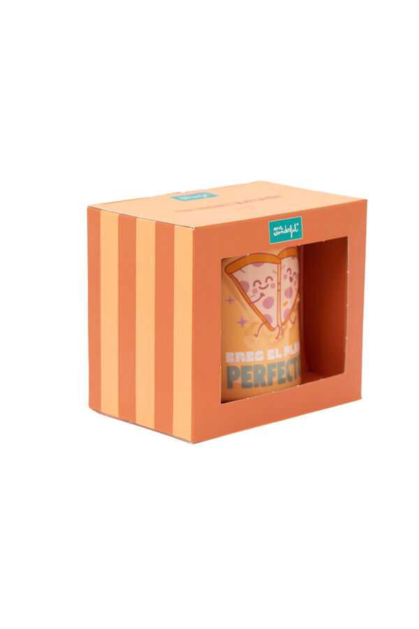 Mr. Wonderful Caneca de pizza 3D - Voc&ecirc; &eacute; o plano perfeito estampado