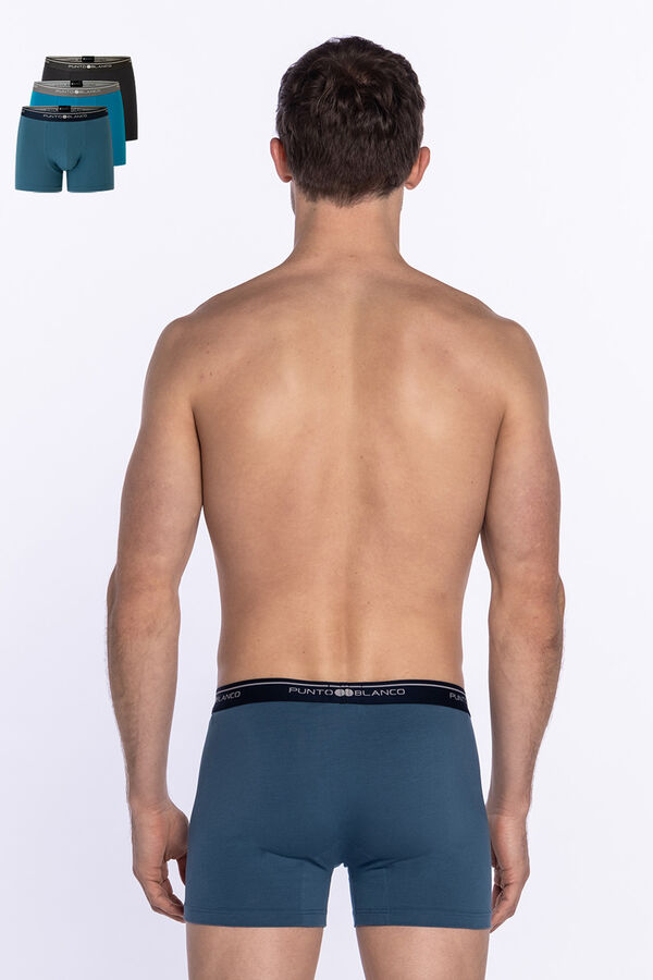 Punto Blanco Pack de 3 boxers algod&oacute;n estampado