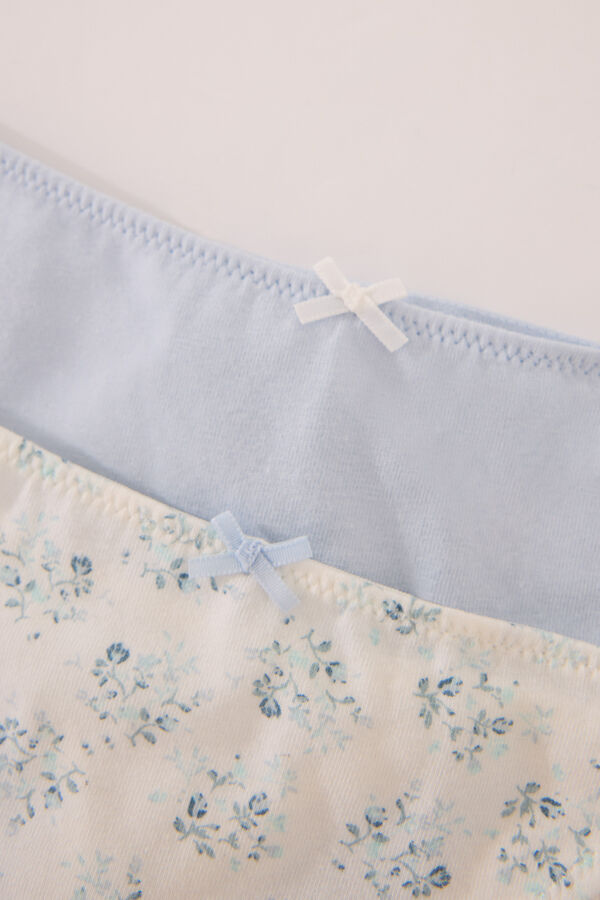 Women'secret Pack of 2 cotton thongs  white