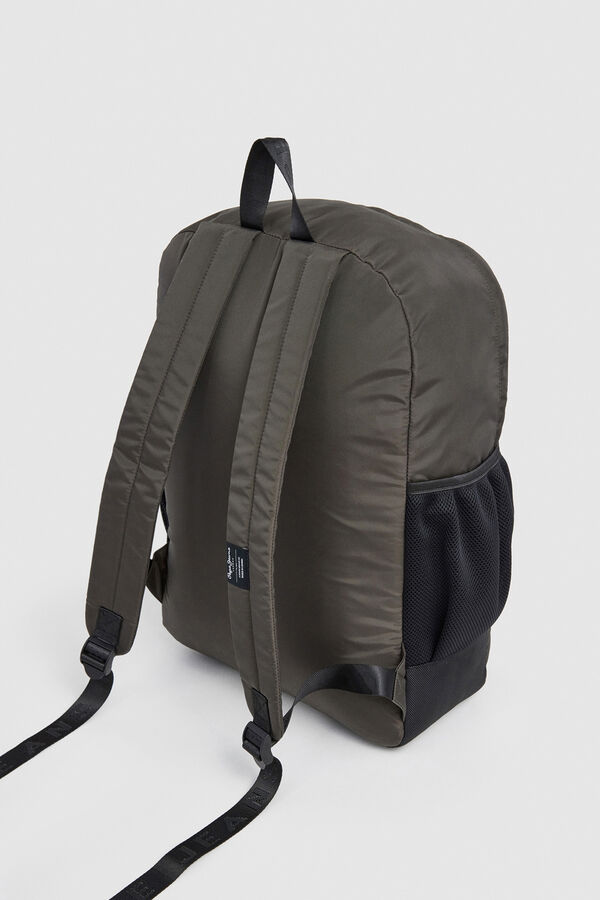 Pepe Jeans Mochila com fecho-éclair central cinzento