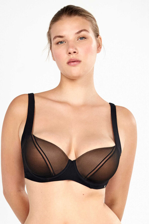 Gisela Shaping push-up full cup bra black