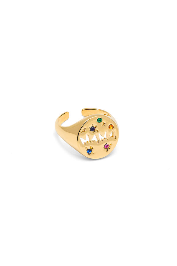 Singularu Anillo Mamá Baño Oro amarillo