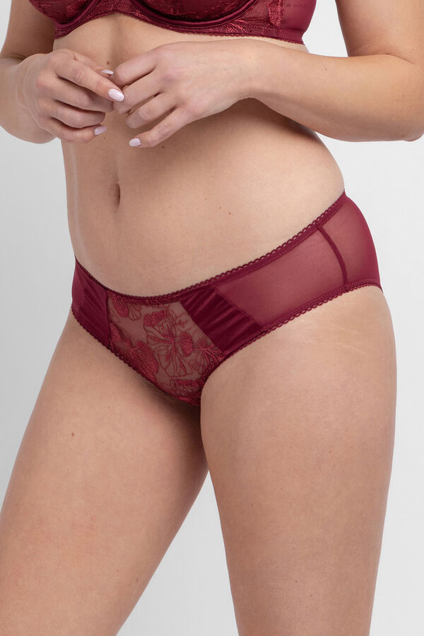 Dorina Cueca hipster ousada Vanya estampado